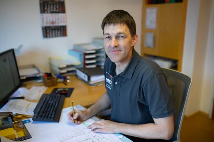 Porträt von Andreas Wind, Schreinermeister bei Frey