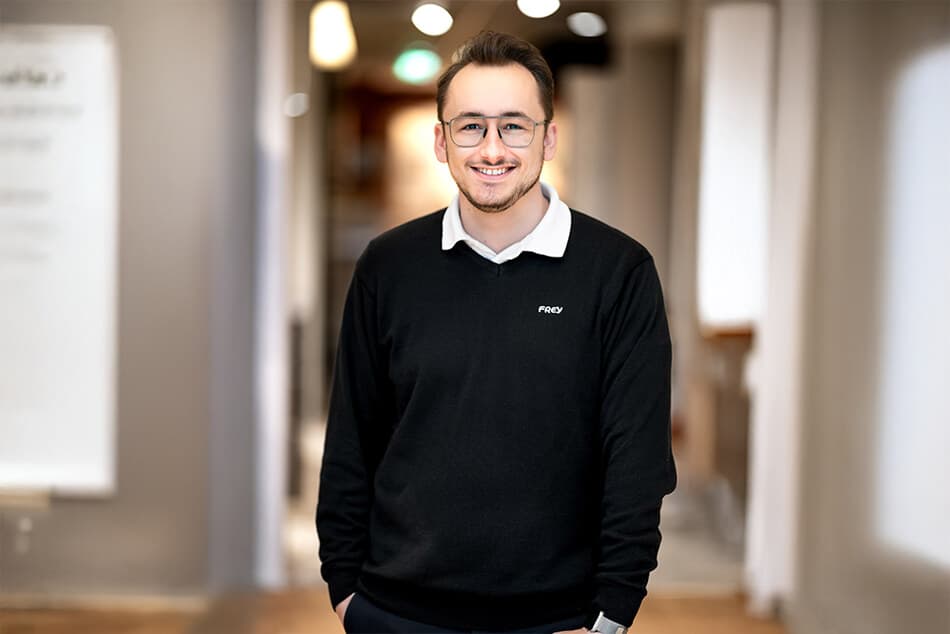 Porträt von Henrik Frey, Digitalisierung und Marketing bei Frey