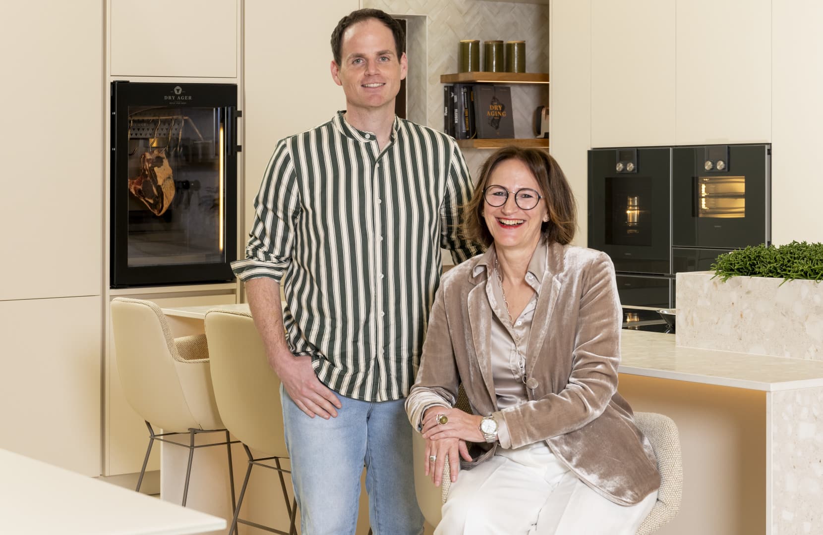 Die Planer der Küche: Claudia Frey und Jürgen Herty